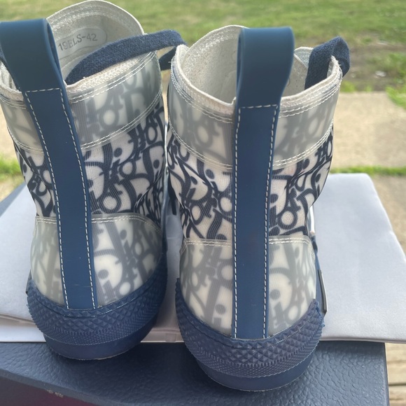 Dior B23 High Top,Blue Oblique,size 8,it - Picture 4 of 7